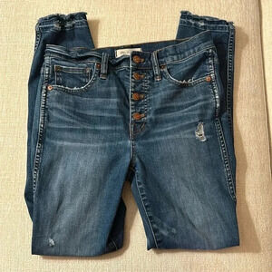 EUC Madewell Distressed jeans